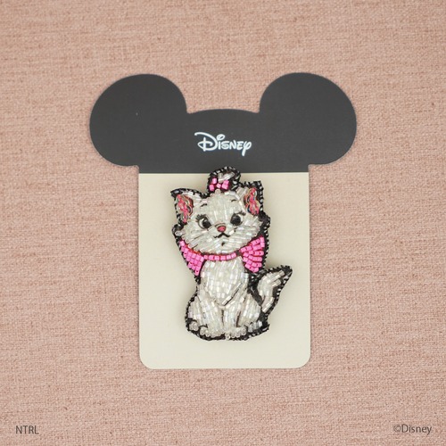 Disney刺繍ミニブローチ / Marie