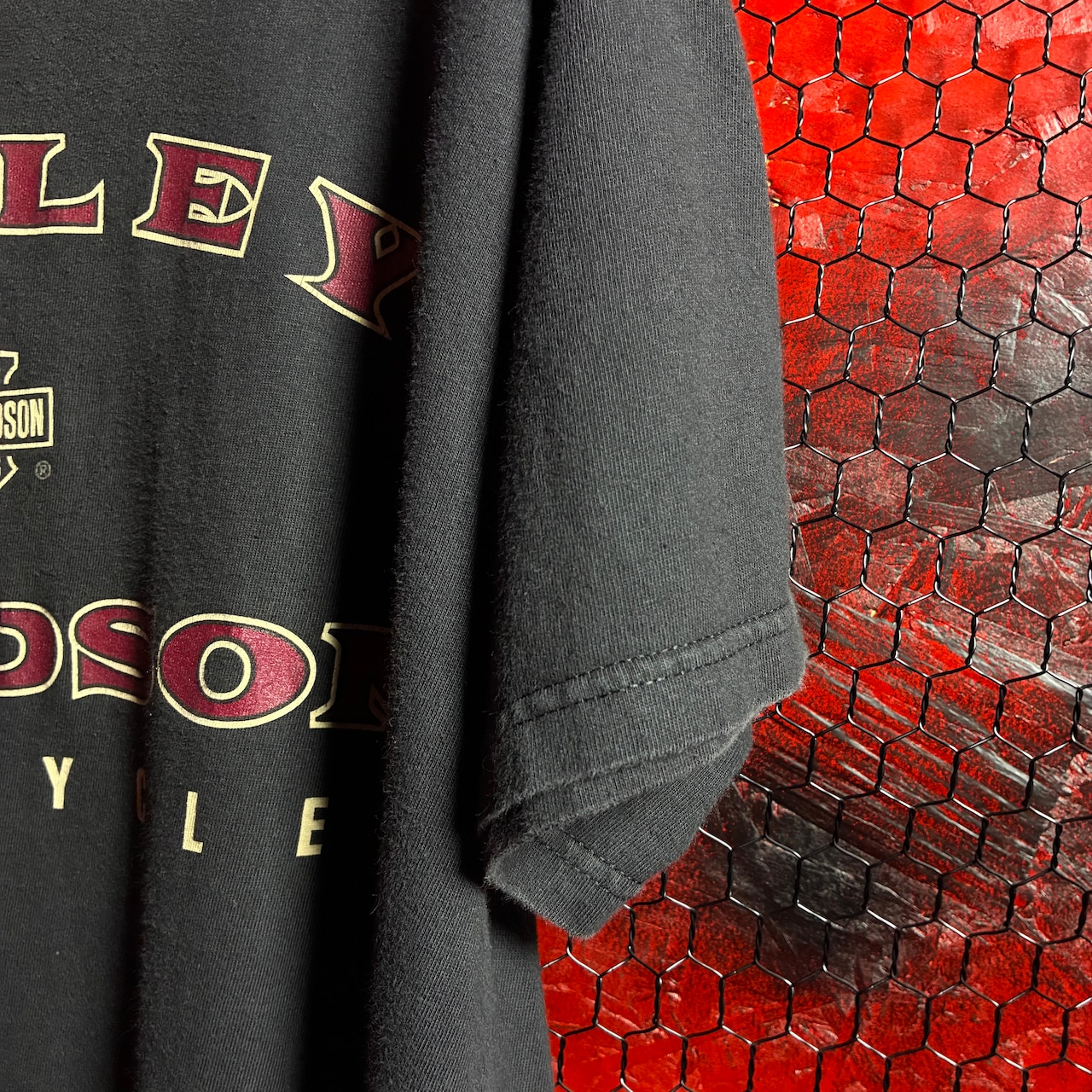 90s USA製 HARLEY-DAVIDSON WASHINGTON Tシャツ M ヴィンテージハーレー