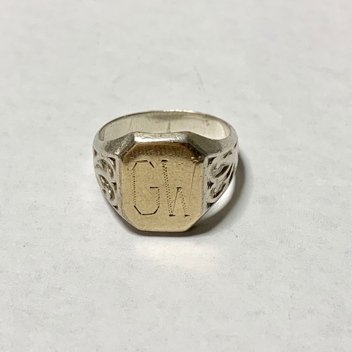 Vintage Initial Ring