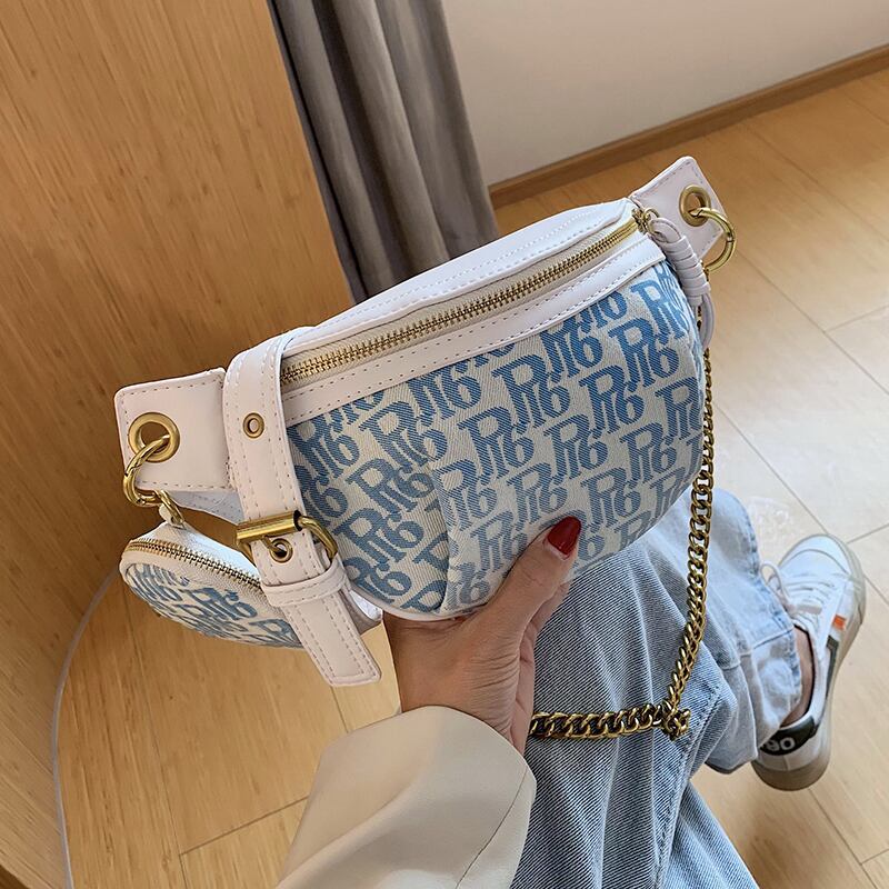 夏のレディーススモールバッグ2020新しい流行のファッションワイルドインキャンバスバッグメッセンジャーチェストバッグネットレッドショルダーバッグ 手作りハンドバック78457464997