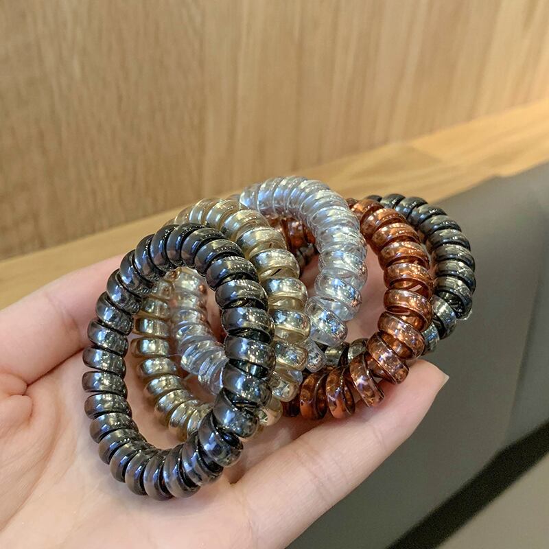 ラインリング レッドストレッチアクセサリー エラスティック 伸縮 指輪 ブラック・アイド・ピーズ61791036058