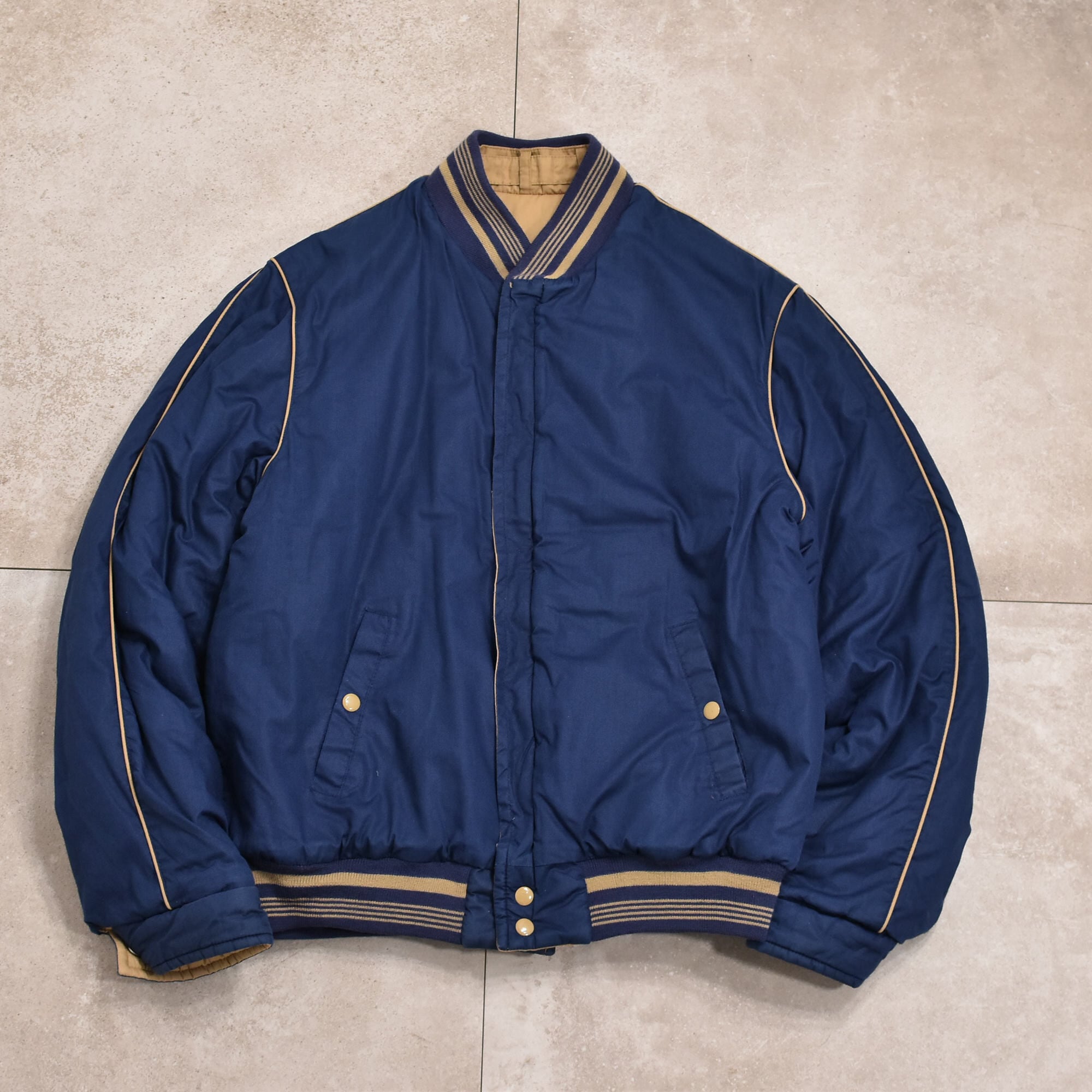 90s reversible blouson古着ネイビーグレー短丈CBOY当時物 90s RN15895 reversible blouson | 古着屋 grin days memory 【公式
