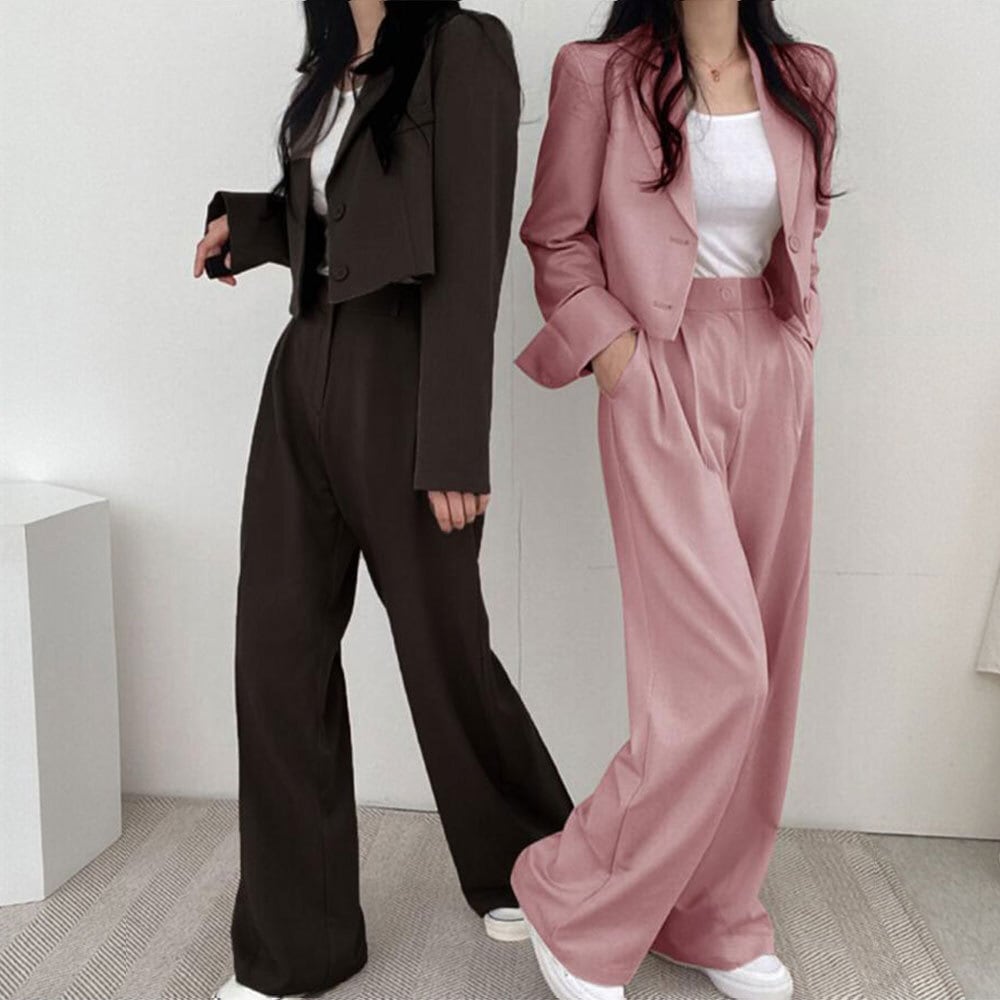 テーラードジャケット パンツスーツ セットアップ レディース 2点