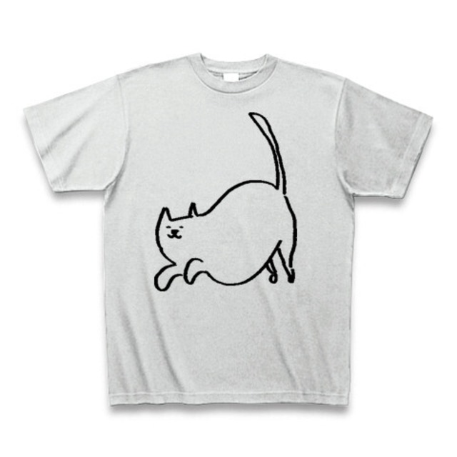 なごみイラスト猫tシャツ かけより猫 Bakuu