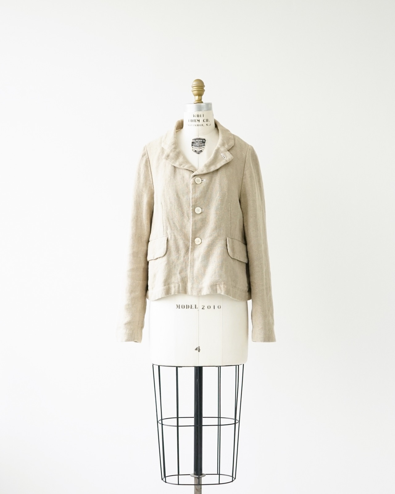 〈COMME des GARCONS COMME des GARCONS〉Linen Jacket