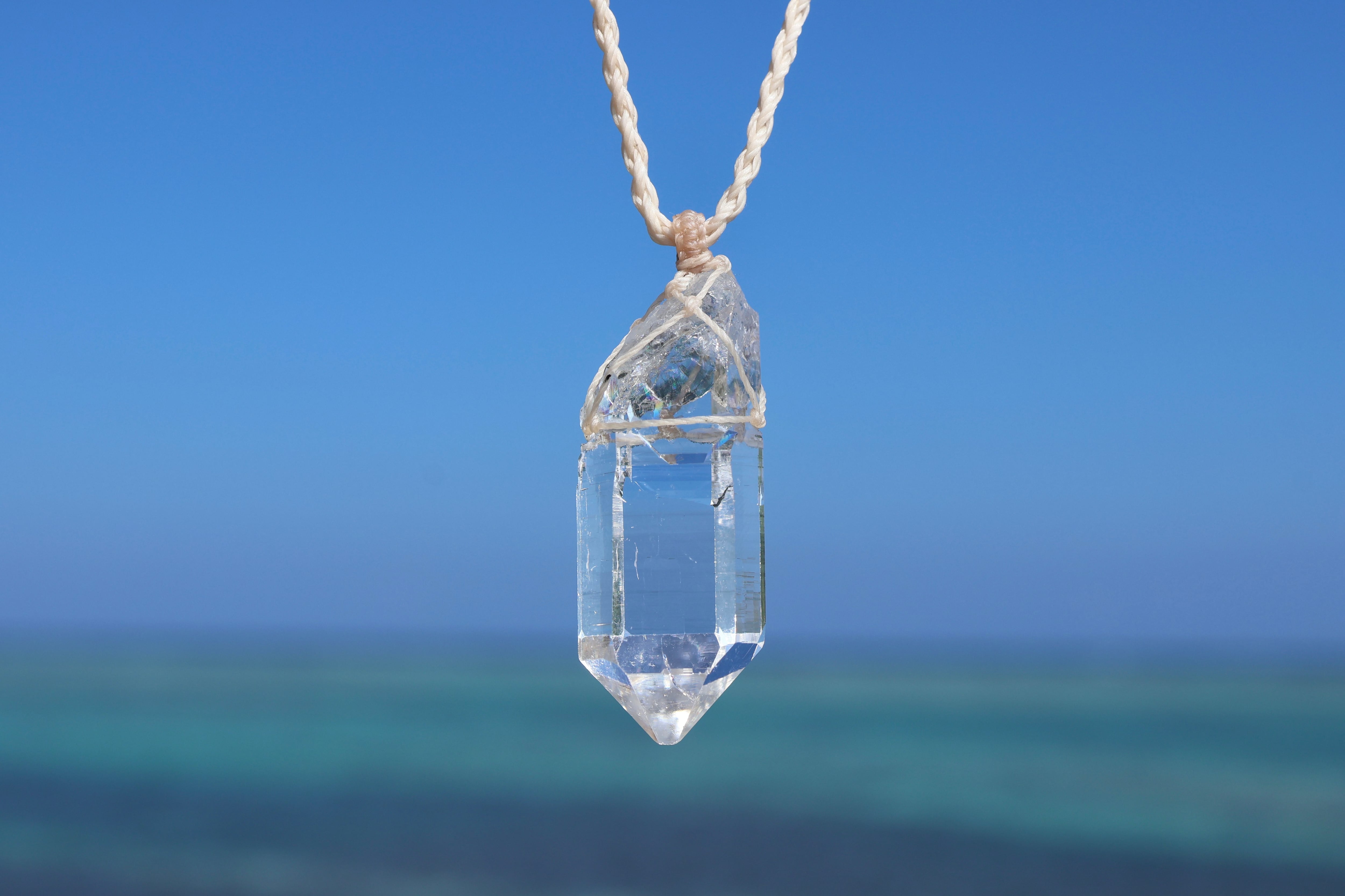 ヒマラヤ水晶ネックレス マニハール産 | 石垣島の夜光貝アクセサリーと