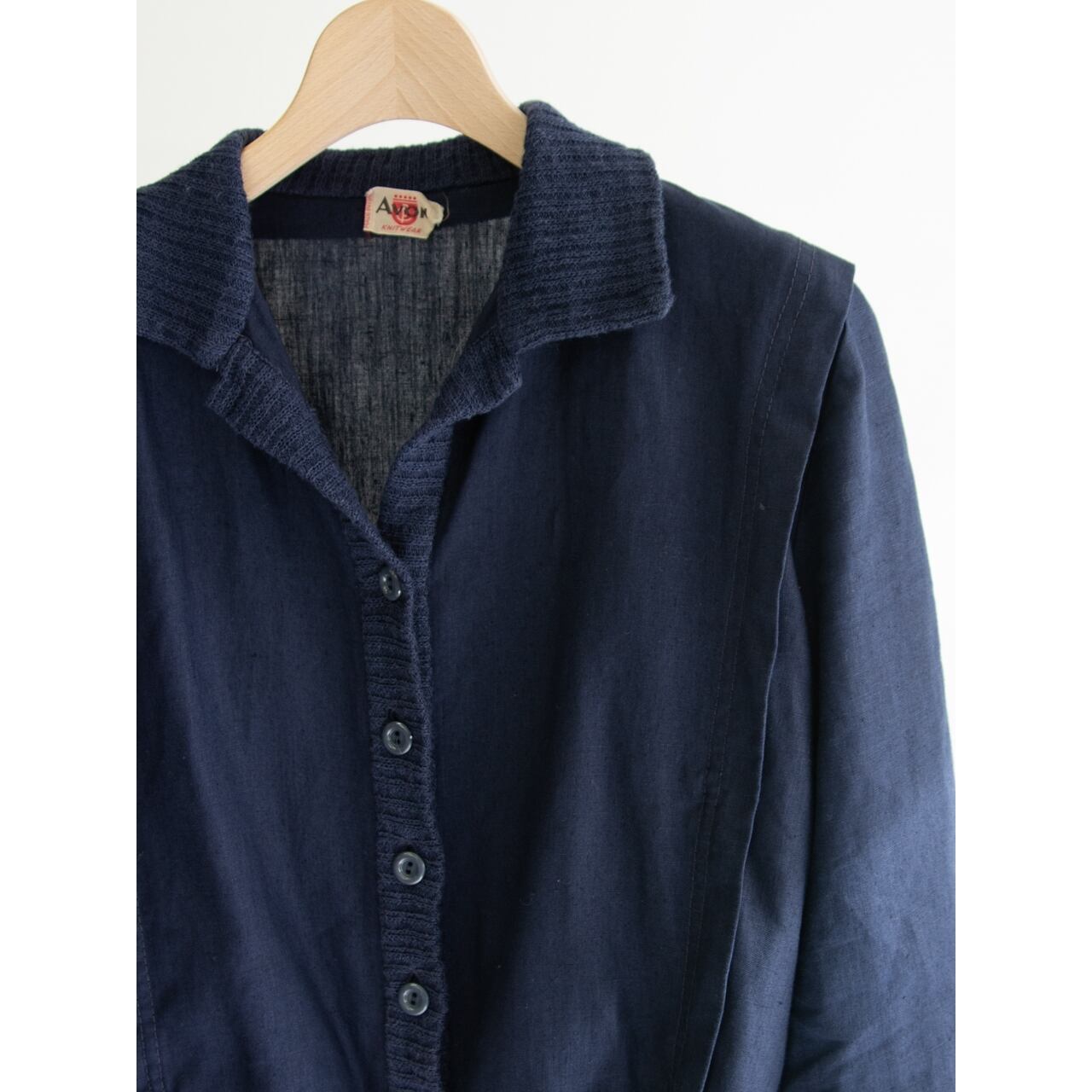 【AVON KNITWEAR】Made in Italy 60-70's Linen Jacket(イタリア製 リネンジャケット)