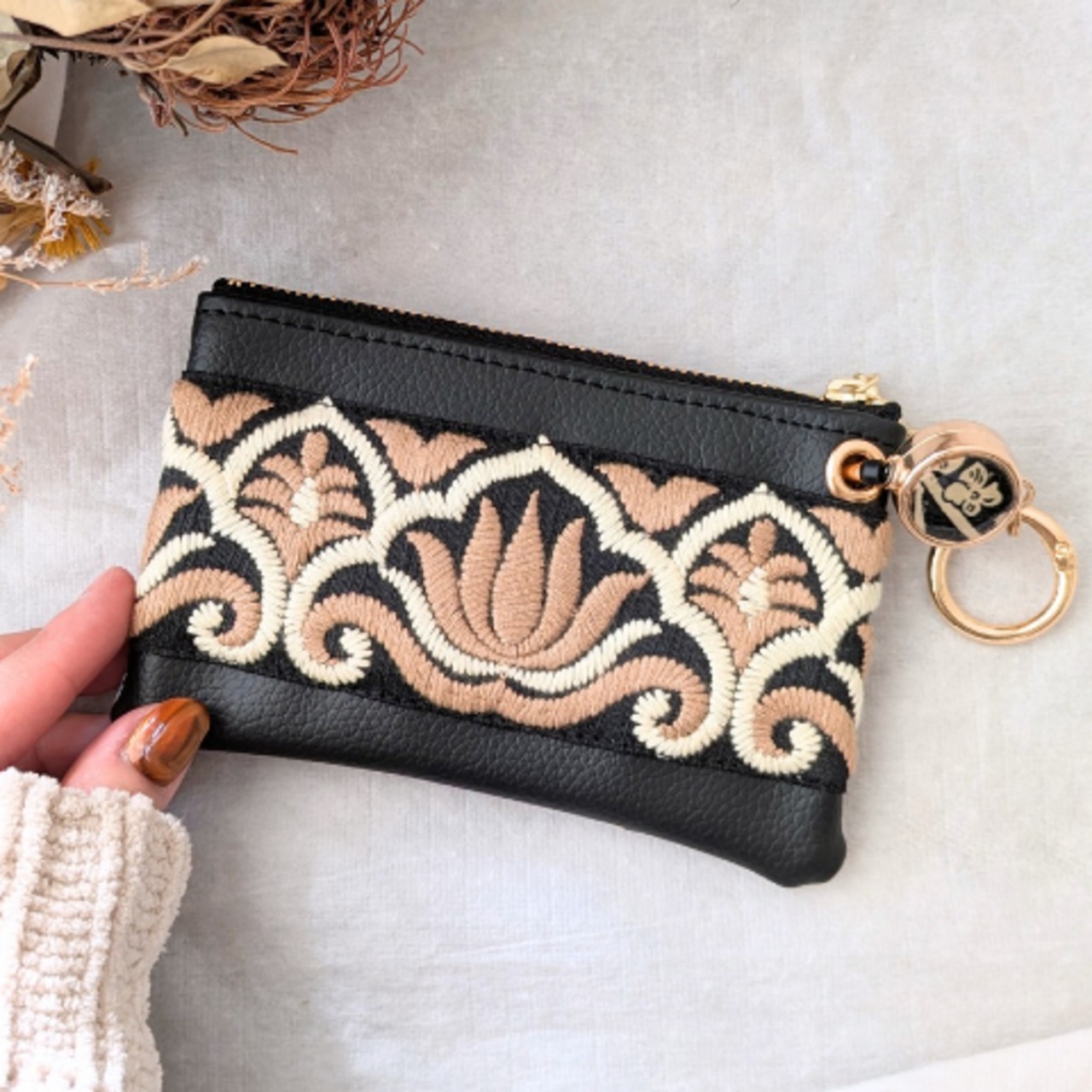 リール付キーポーチ