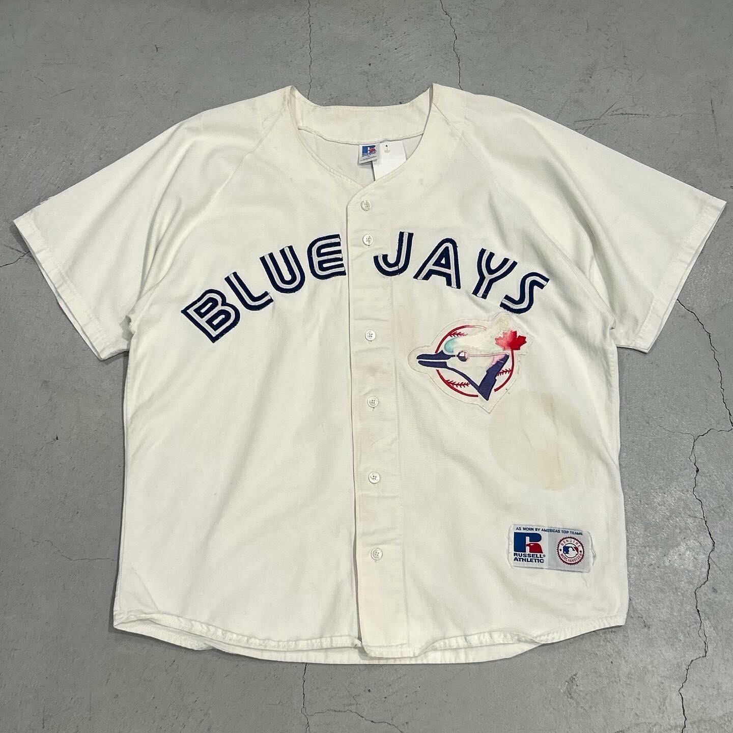 80s〜90s Toronto Blue Jays baseball shirt【高円寺店】