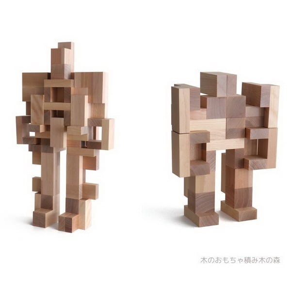 童具館 ペアブロック ペアブロック 2024年クリスマス限定 童具館 WAKU-BLOCK45 – 木の