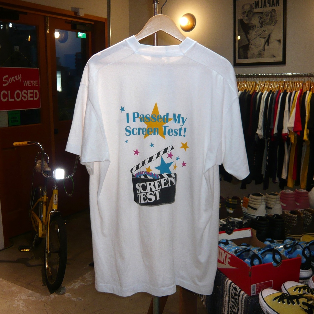 90s SCREEN TEST Hollywood Tシャツ