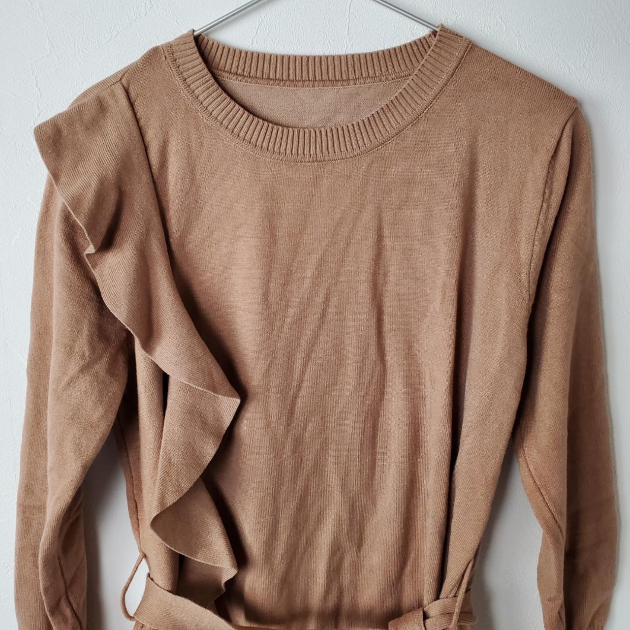 【USED】膝丈お嬢様ワンピース　女子　可愛い　デート　お出かけ　美品