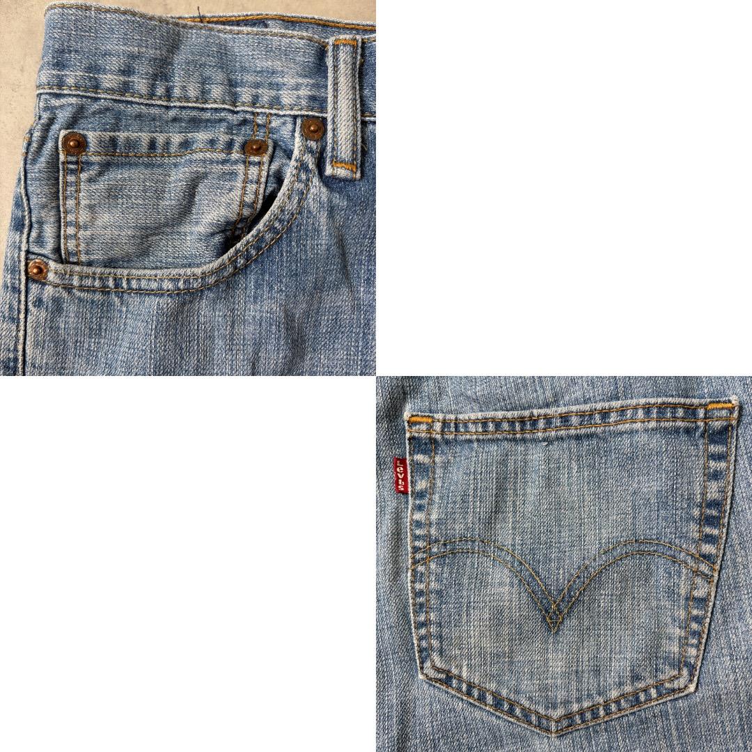 リーバイス527 Levis W35 フレア ブーツ 青 古着 ヒゲ 22210 | fuufu