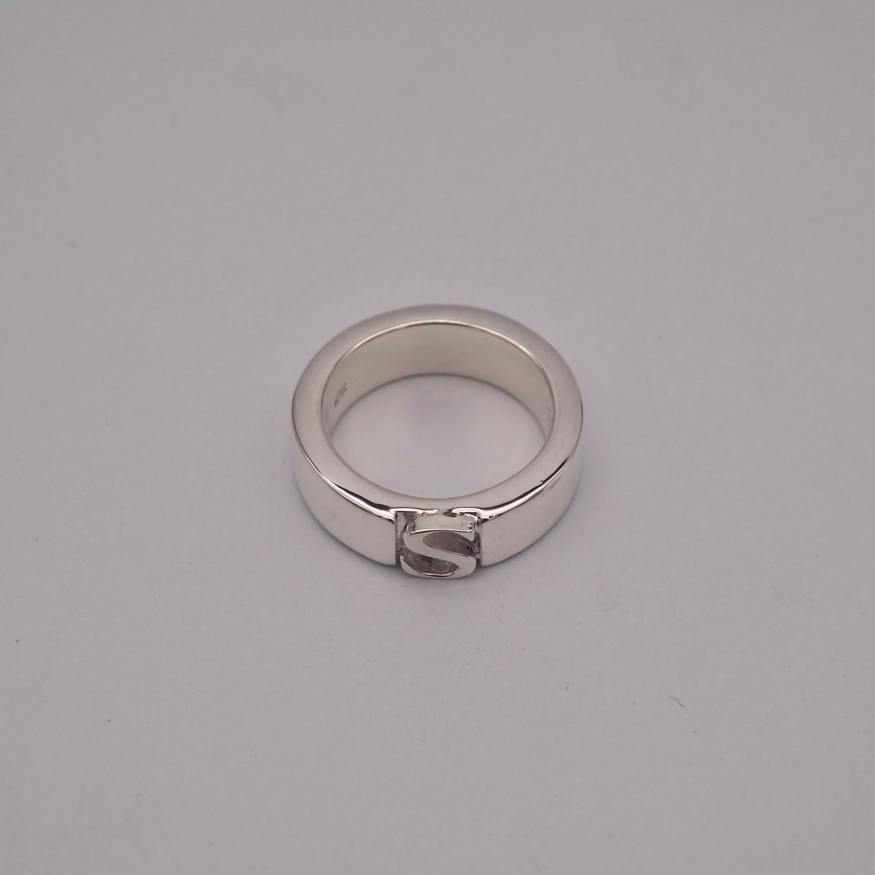initial plain ring | nanagu