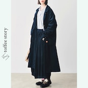 【2color】バックスタイルもチャーミング♡:ピュアコットンのコーデュロイロングコート i0498