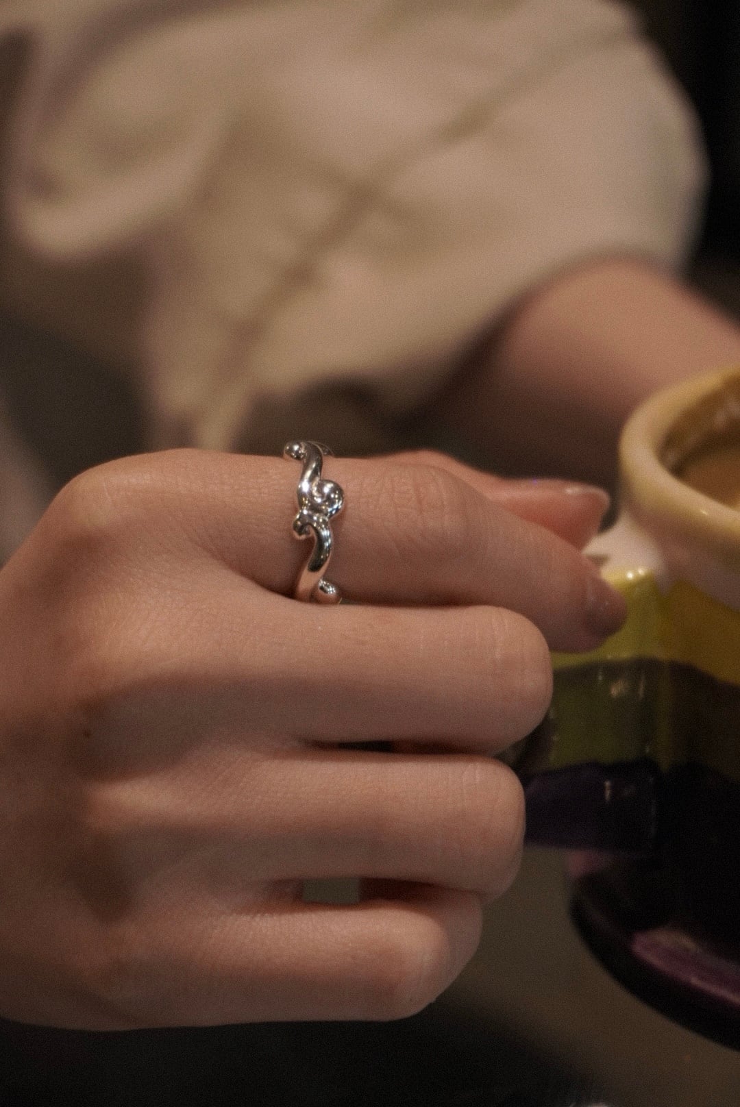 crater ring gold | magnolia