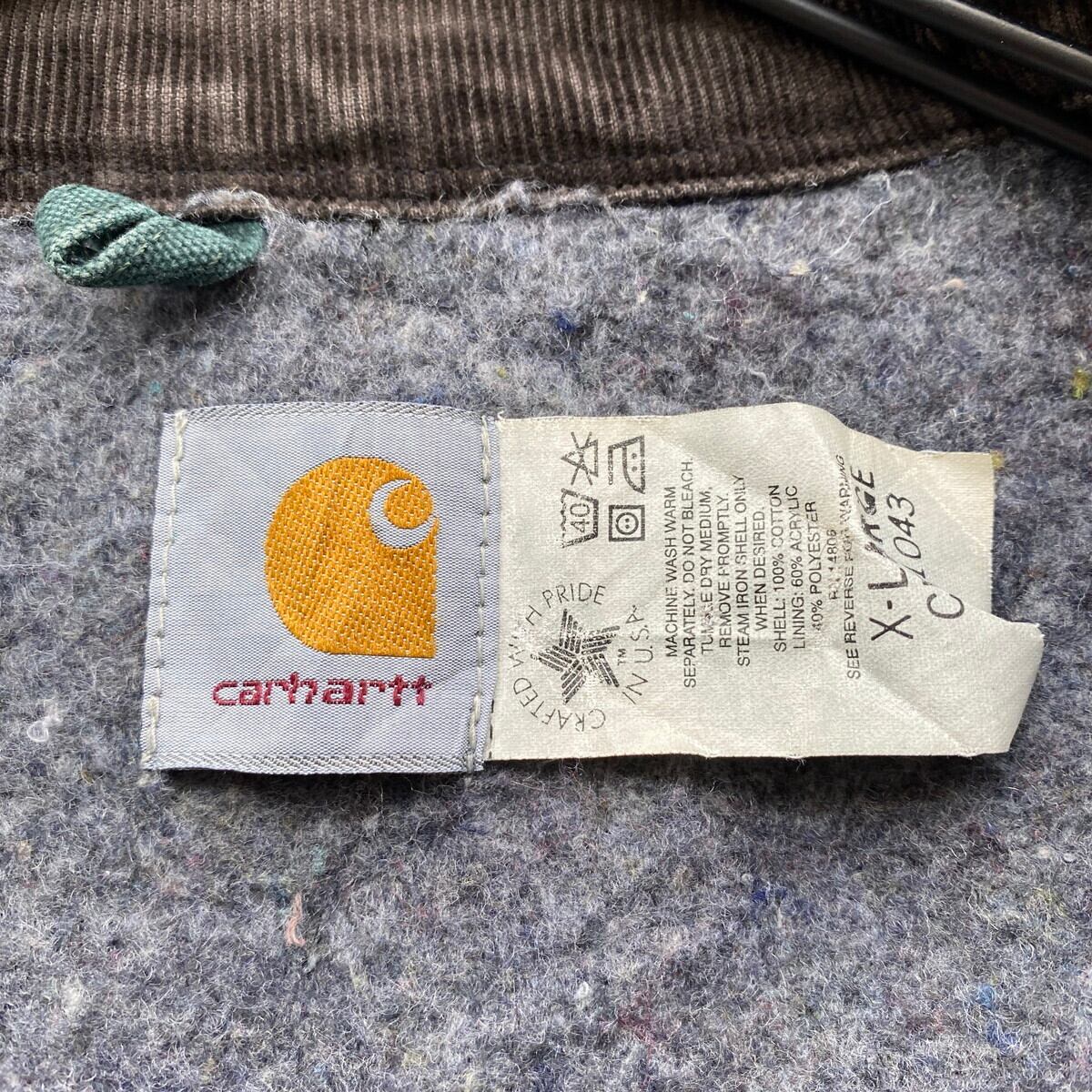 希少 80〜90年代 Carhartt カーハート ダック地 ミシガンチョアコート