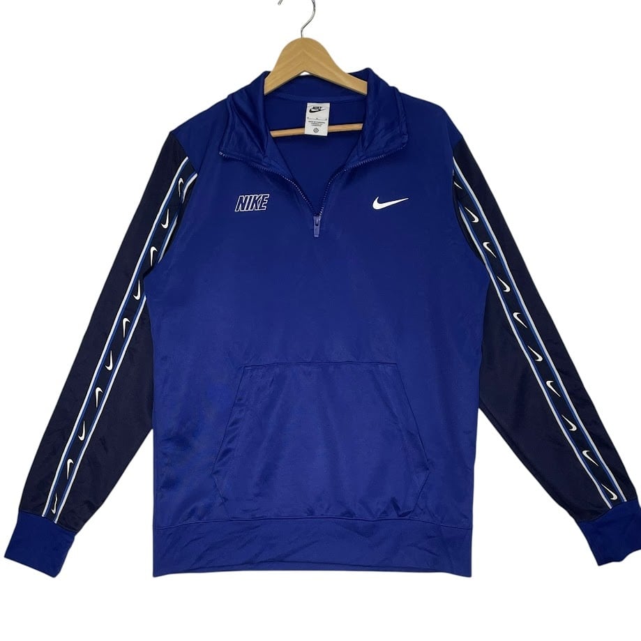 NIKE ナイキ ハーフジップジャケット 風車ナイキろロゴ ワンポイント