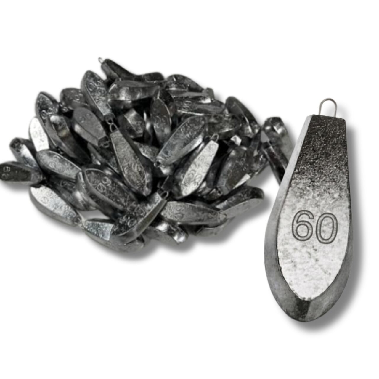 釣り用 六角オモリ 【60号 20kg】 | ダイビング用ウエイト販売