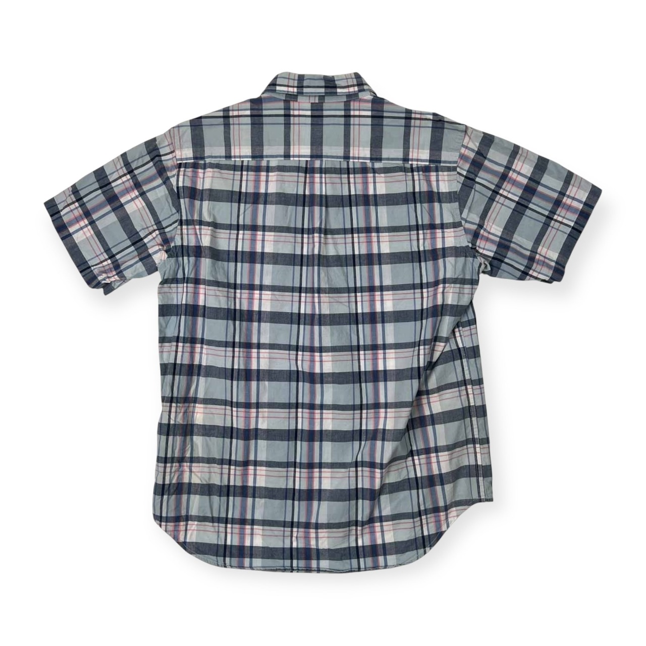 Lee リー チェック柄 ボタンダウン BD 半袖シャツ ワークシャツ サイズ L /メンズ/アメカジ/水糸系