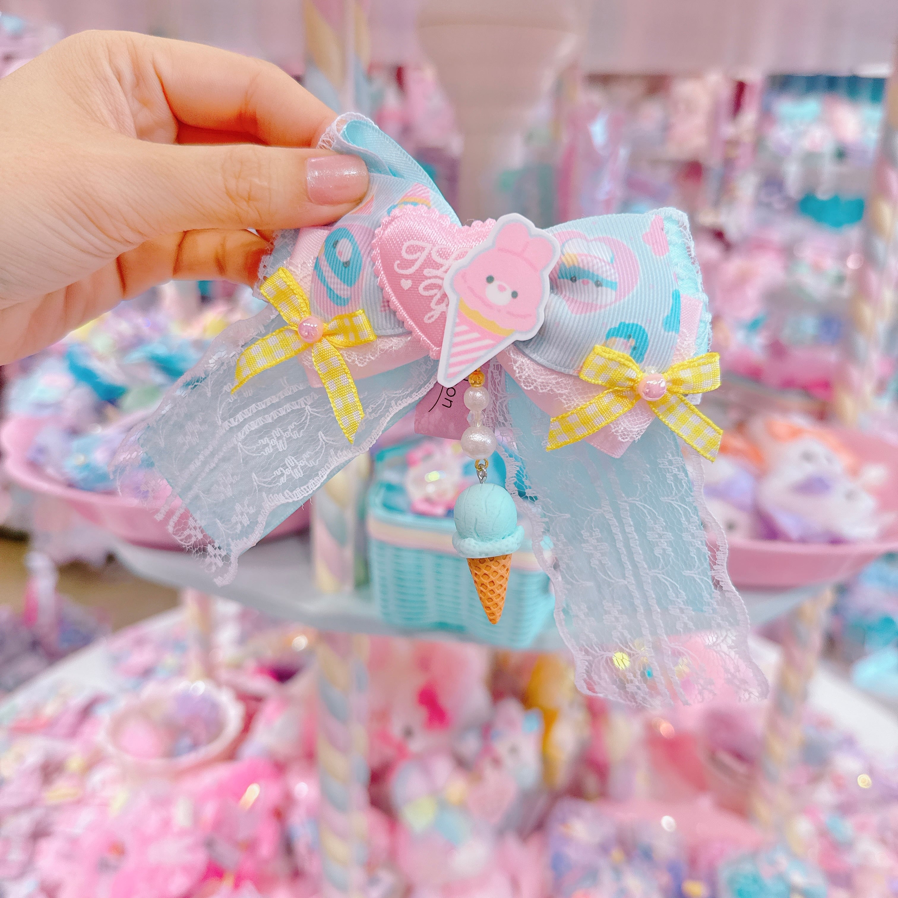 【F7】57-102レースヘアクリップ