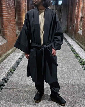 Modern Kimono Robe - Premium wool / キモノローブ ロングガウン ウール