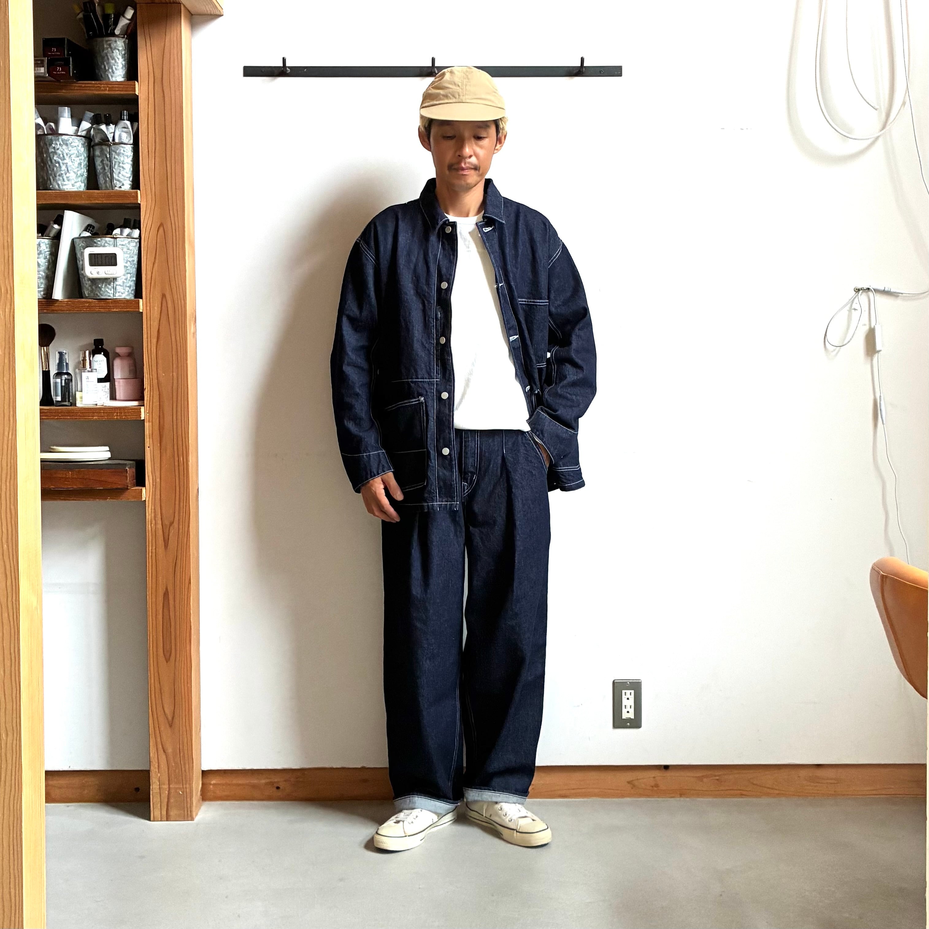 PERS PROJECTS ARON COVERALL インディゴカバーオール PERS PROJECTS/パースプロジェクト ARON COVERALL