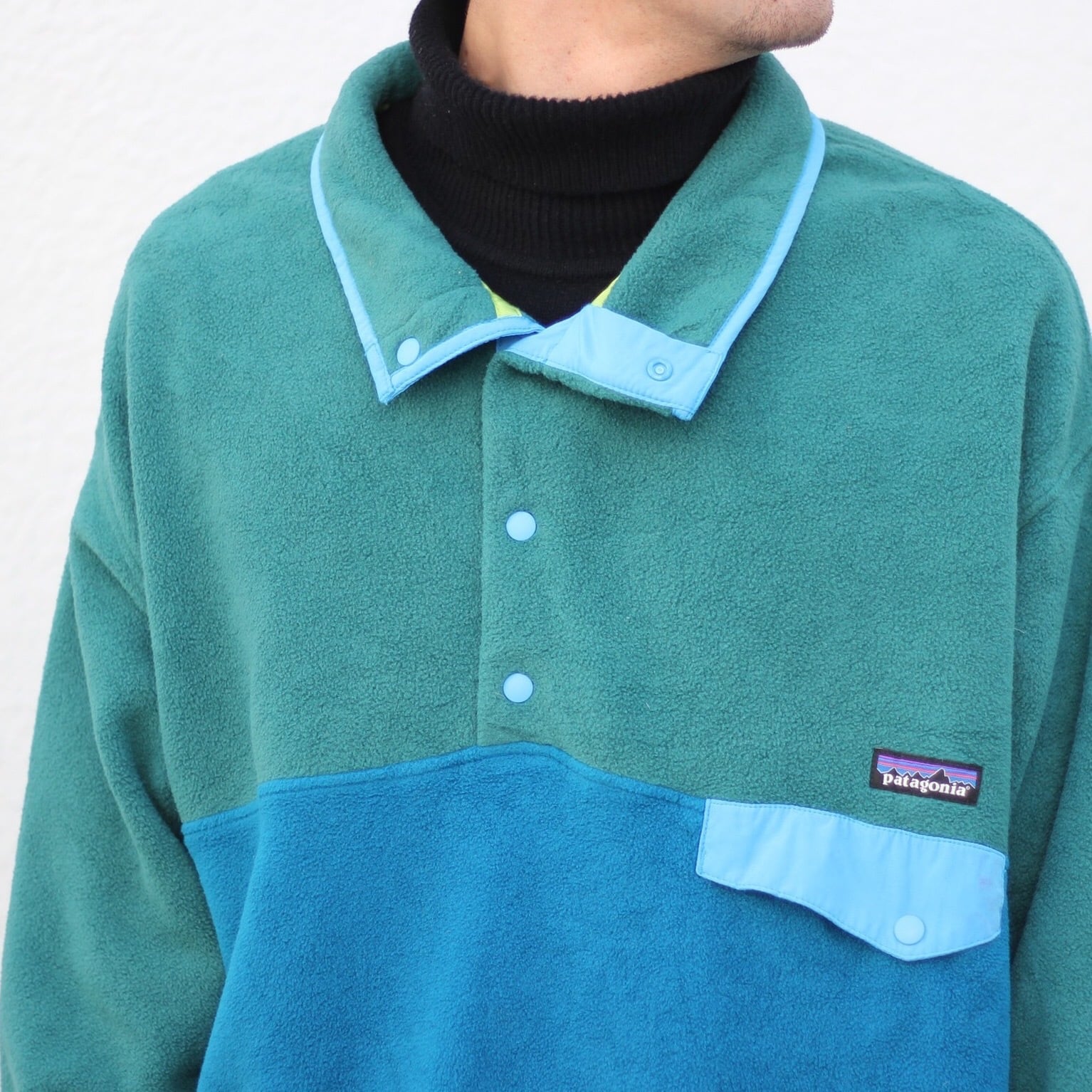 Patagonia オーバーサイズバイカラー SYNCHILLA スナップT 【FF-0711