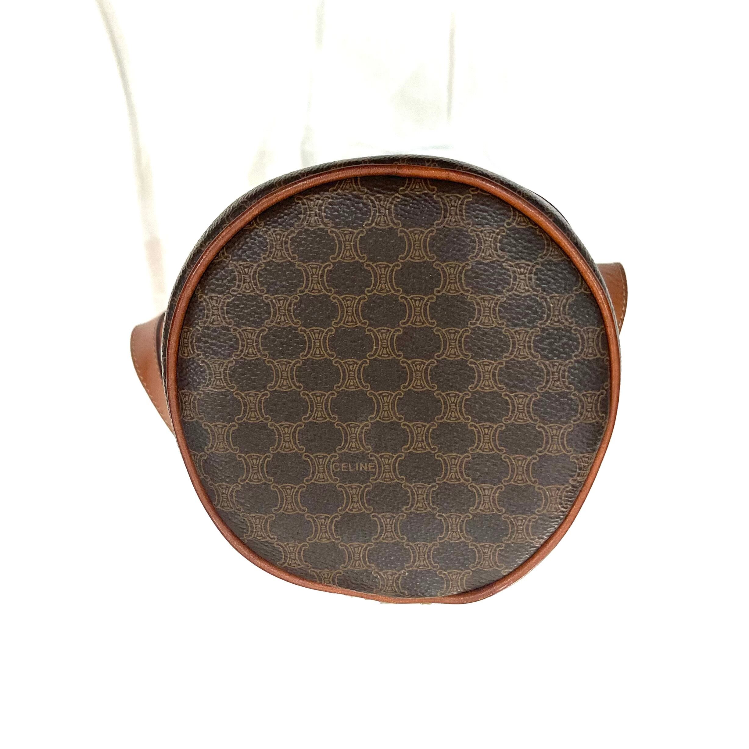 CELINE】1922 VINTAGE CELlNE セリーヌマカダム ドラムバッグ