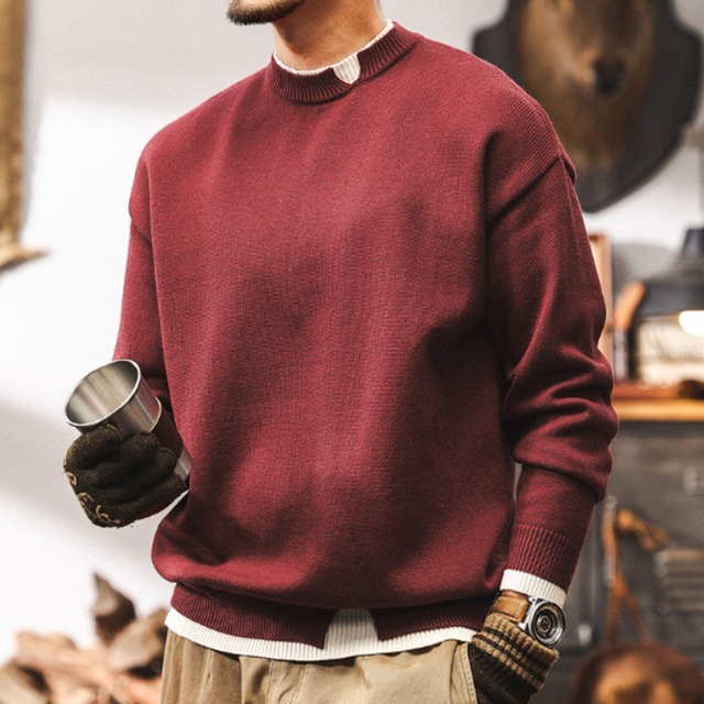 Two piece heavy retro knit ( 2color )