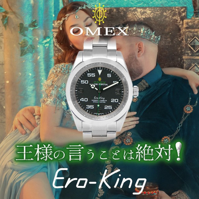 【レビュー特典付き】エロキング 男性用 メンズ腕時計 クォーツ時計 日常生活用強化防水 VH31 日本製ムーブメント