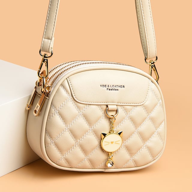 本革レザーショルダーバッグ 韓国春夏トレンド 女性用本革バッグ 2025 新韓国風 トレンディ 多用途ショルダー