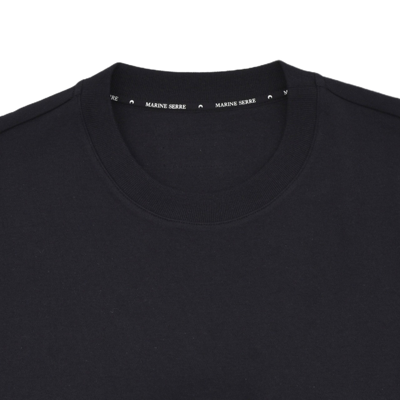 【MARINE SERRE】COTTON JERSEY LOOSE FIT T-SHIRT - 3