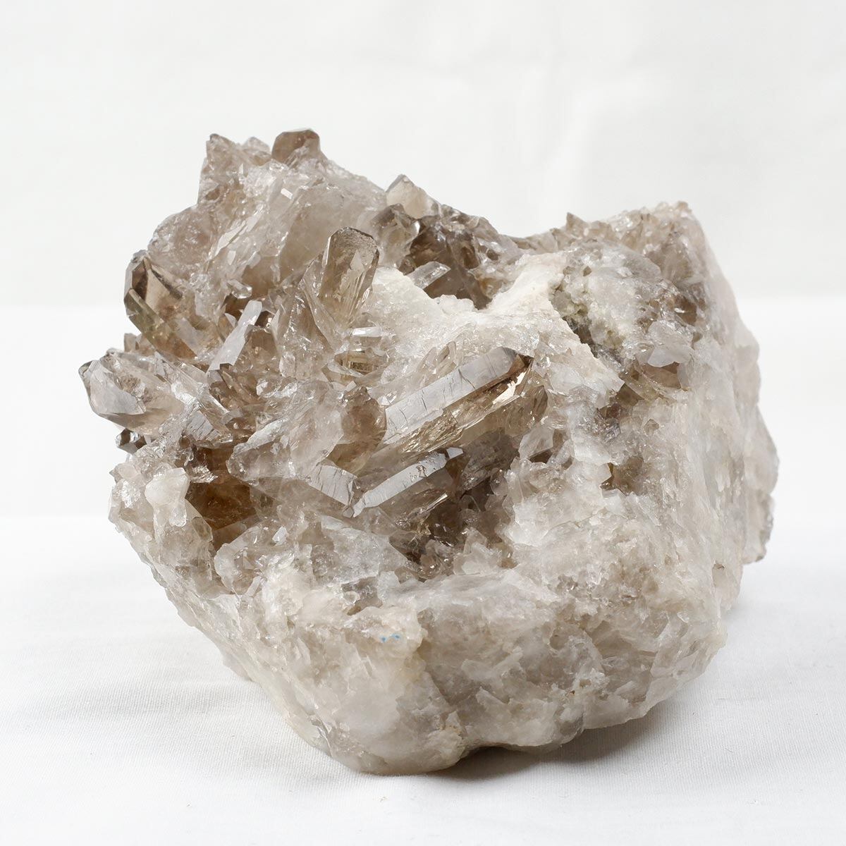 1.1Kg スモーキークォーツ クラスター ブラジル産 スモーキークォーツ 煙水晶 原石 一点物 282-732
