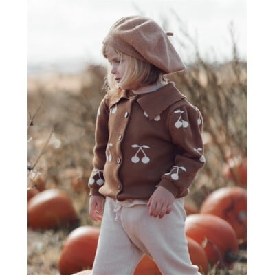 ꒰ ꒱ちゆき꒰ ꒱ベビー服(まとめ買い) Lil' Paradise Copenhagen White Cherry cardigan カーディガン