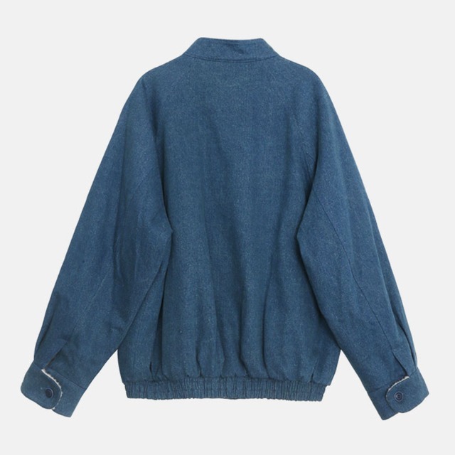 denim boa jacket　J00211