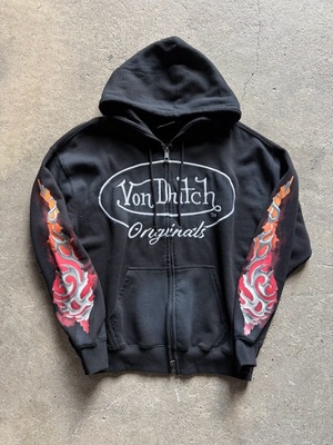 VonDutch ZIP HOODIE (black)