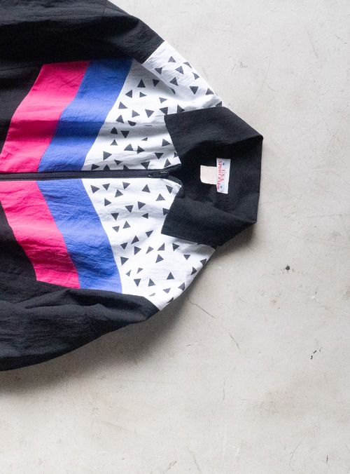"U.S.A. SPORT CLUB" 1980s Zip blouson