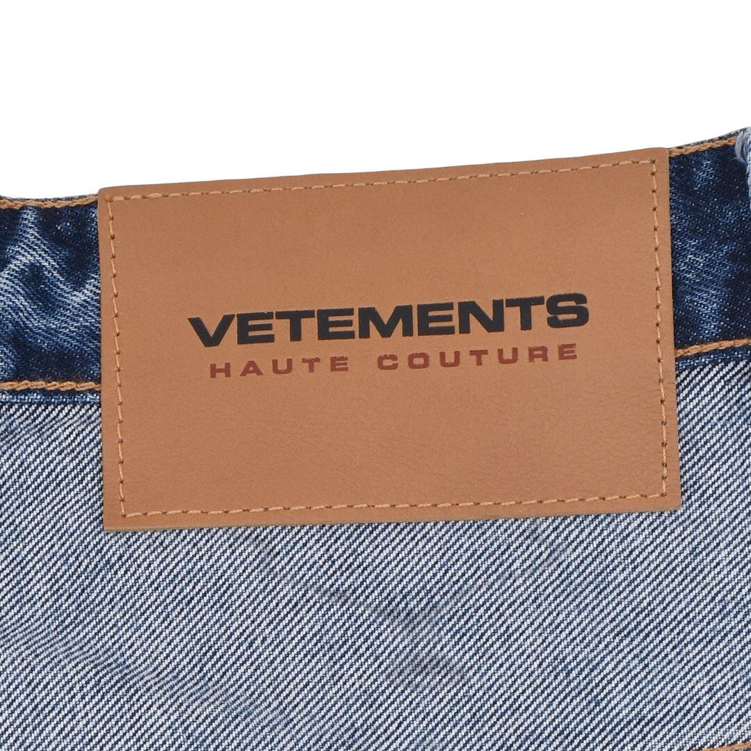 VETEMENTS】INSIDE-OUT PATCHED BAGGY JEANS(LIGHT BLUE) | AYIN