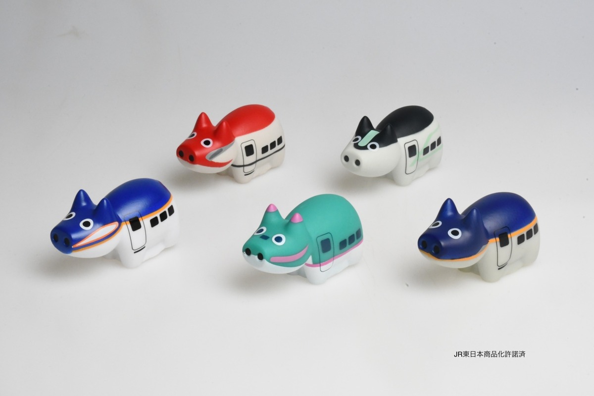 新幹線まめべこセット 5種類 JR東日本商品化許諾済 | akabekoland