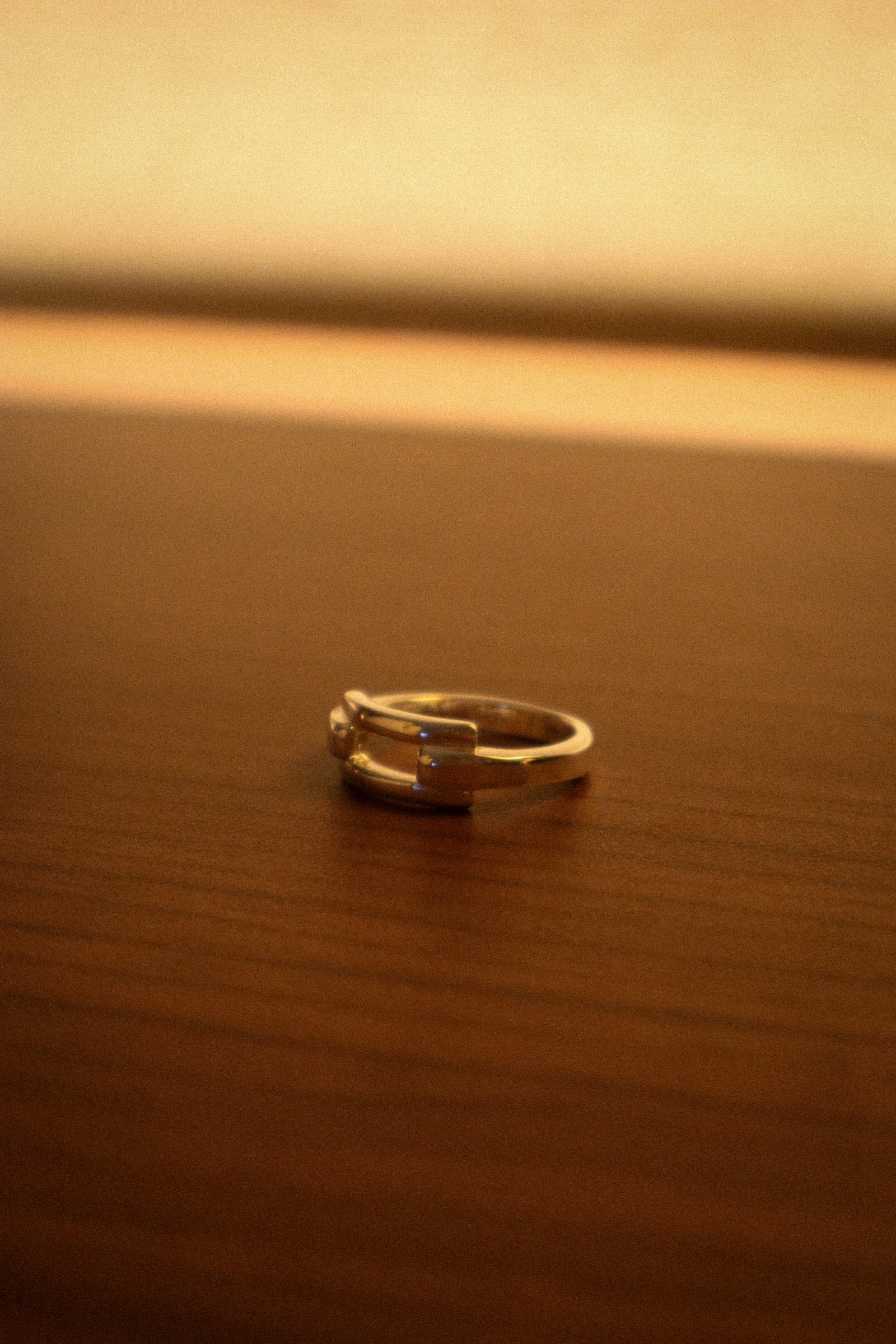 Square Link Ring “Lumivé” | naute
