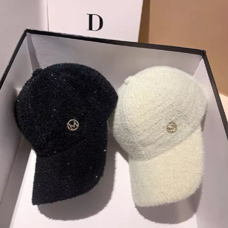 glittering material cap la1368