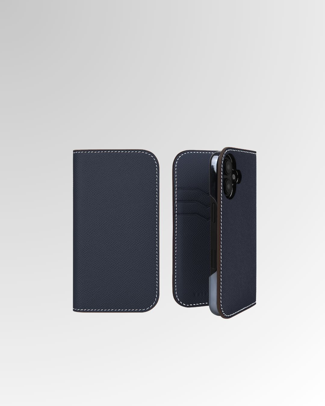 【iPhone16シリーズ】手帳型ケース エプソン ネイビー