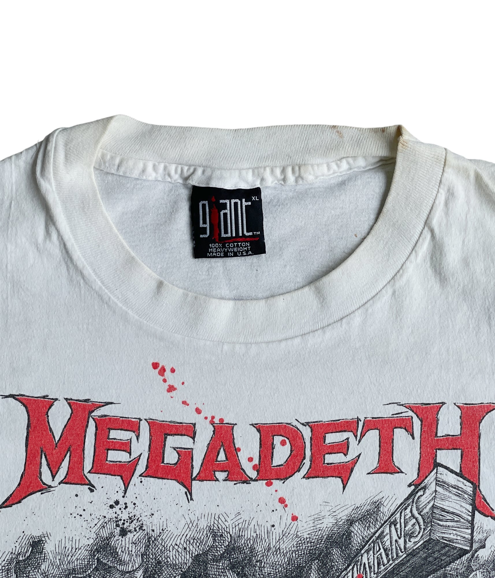 Vintage 90s XL band T-shirt -MEGADEATH- | BEGGARS BANQUET公式通販サイト