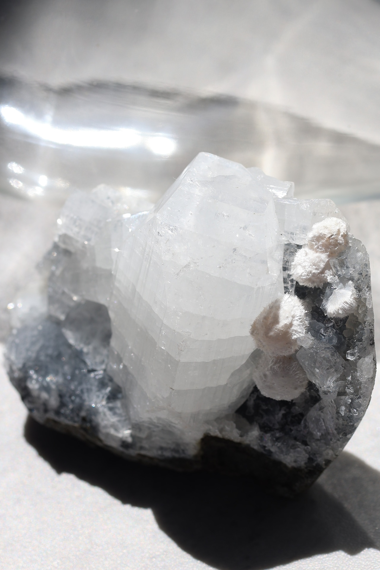 モルデナイト × カルセドニー × アポフィライト「光と雲」Mordenite Chalcedony Apophyllite ◇ 天然石・鉱物・パワーストーン・原石 | st00346