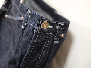 TENDER Co.TYPE125 STRAIGHT DENIM PANTS INDIGO/RINCED