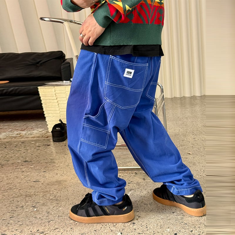 ACRARDIC深茶色シルエットワイドパンツ | mblueshop