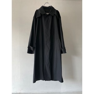 -CD- 80's Black single trench coat