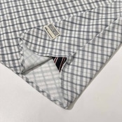 CUTTER&BUCK カッターアンドバック 斜めチェック柄 BD 半袖 ポロシャツ サイズ L /メンズ/ゴルフ/ホワイト/デサント