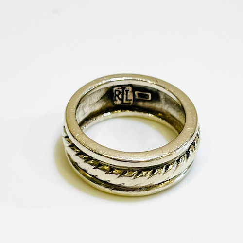 vintage Ralph lorenヴィンテージラルフローレン rope ring silver925 13号 シルバーリング